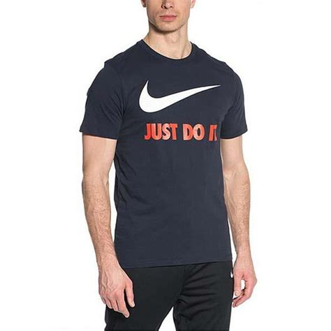 Nike Nike Mens New Just Do It Jdi Swoosh T Shirt 707360 475 Obsidian