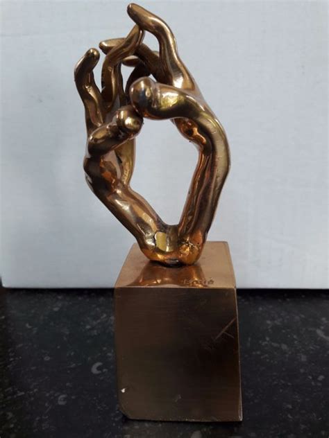 Yves Lohé Bronze Sculpture Hands Catawiki