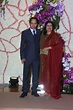Deepak Dobriyal with his wife at Sooraj Barjatya Son's Reception ...
