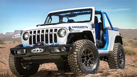 Jeep Unveils All Electric Wrangler Concept Suv