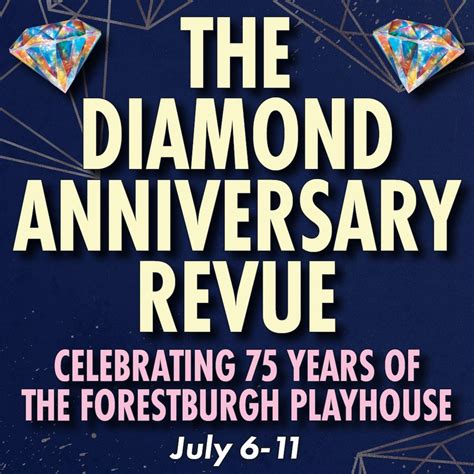 The Forestburgh Playhouse 2021 Summer Season Diamond Anniversary Revue