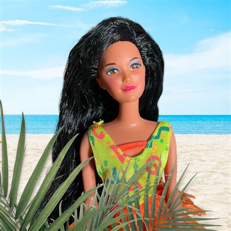 Vintage Barbie Hawaiian Fun Kira Doll Original Swimsuit Hula Skirt EBay