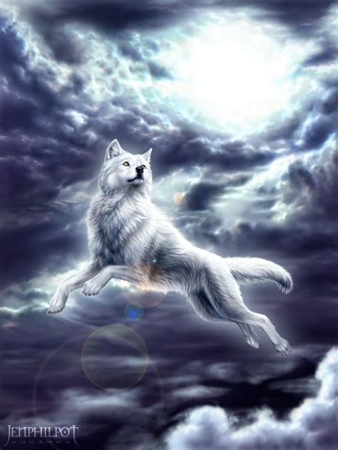 Commission Spirit Wolf By Jocarra On Deviantart