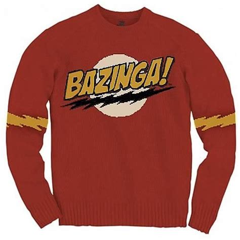 Big Bang Theory Bazinga Knit Sweatshirt
