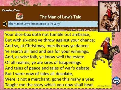 Canterbury Tales Millers Man Of Laws Wife Of Baths Tale