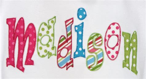 10 Chunky Applique Font Images Embroidery Applique Alphabet Design