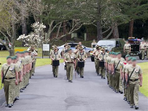 Prime Minister Tony Abbott Joins 450 Mourners To Farewell Lance Corporal Todd Chidgey