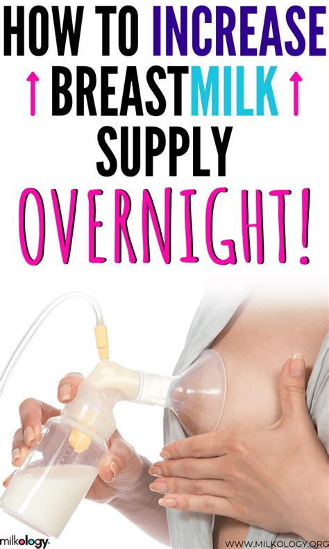 How To Increase Breast Milk In One Day Milkology