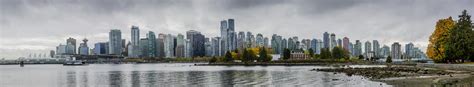 Panorama Of Waterfront Vancouver Canada Stock Photo Image Of Office