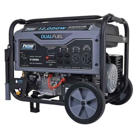 Read our review about the best 12000 watt portable generators to understand more. Pulsar 12000 Watt Portable Dual Fuel Propane/Gas Generator Electric Start G12KBN in 2020 | Gas ...