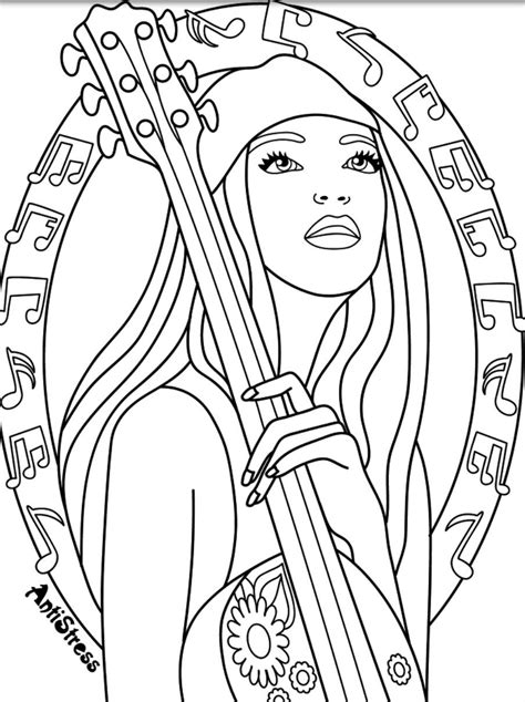 Rock Band Coloring Pages