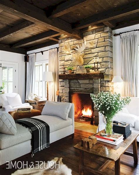 Superb Cozy And Rustic Cabin Style Living Rooms Ideas No 16 — Freshouz