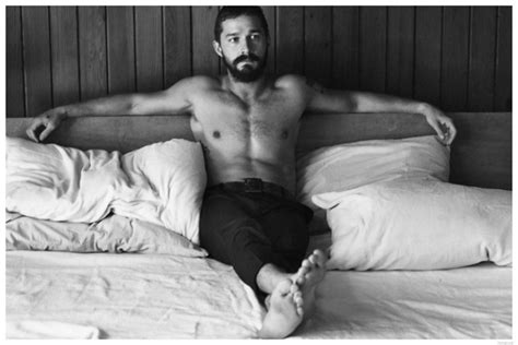 See More Images From Shia LaBeouf Shirtless Interview Photo Shoot