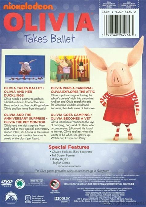 Olivia Takes Ballet Dvd Dvd Empire