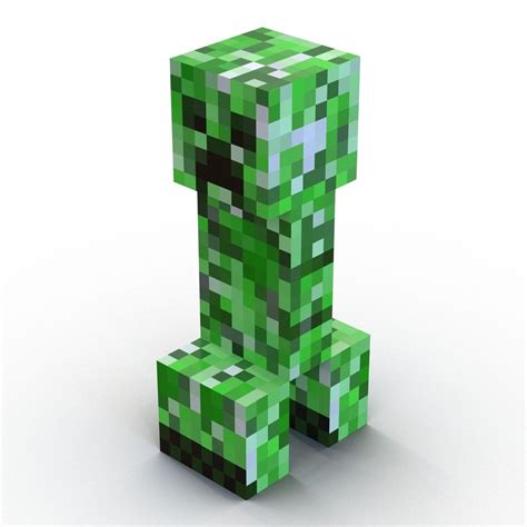 Minecraft Creeper 3d Model 19 Ma Max Obj Fbx C4d