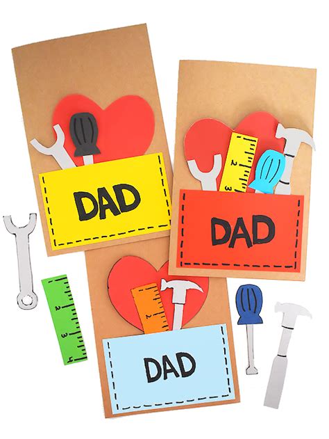 Fathers Day Handyman Card Diy Fathers Day Crafts Fathers Day Diy