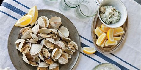 Grilled Clams With Herb Butter Recipe Clam Recipes Epicurious