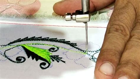 Embroidery With Fashion And Machine Embroidery Work Youtube