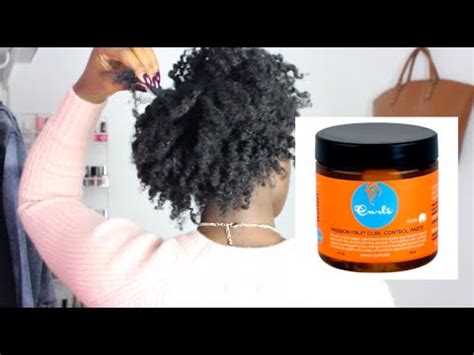 Hair care styling products : CURLS PASSION FRUIT CONTROL PASTE REVIEW: 4C HAIR - YouTube