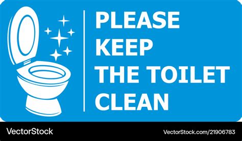 Printable Keep Toilet Clean Sign Printable Word Searches