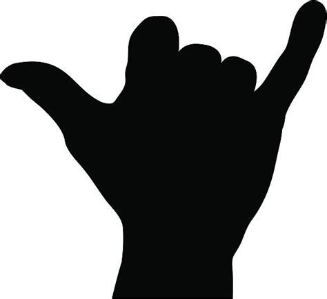 720 Hang Loose Hand Sign Silhouettes Illustrations Royalty Free