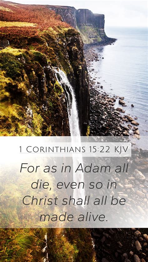 1 Corinthians 1522 Kjv Mobile Phone Wallpaper For As In Adam All Die