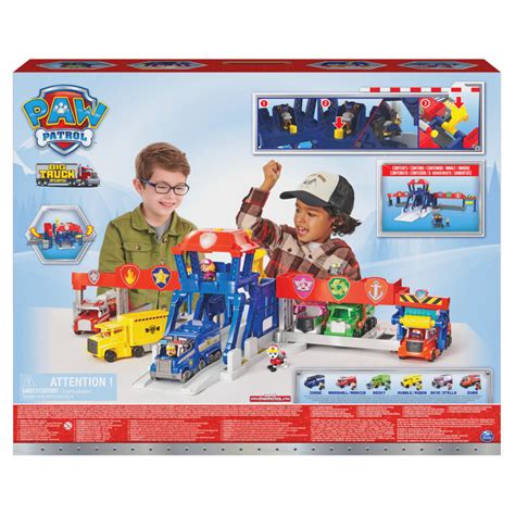 Paw Patrol Big Truck Pups Truck Stop Hq 3ft Wide Transforming