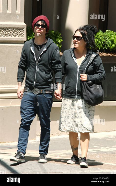 Green Day Lead Vocalist Billie Joe Armstrong And His Wife Adrienne Out