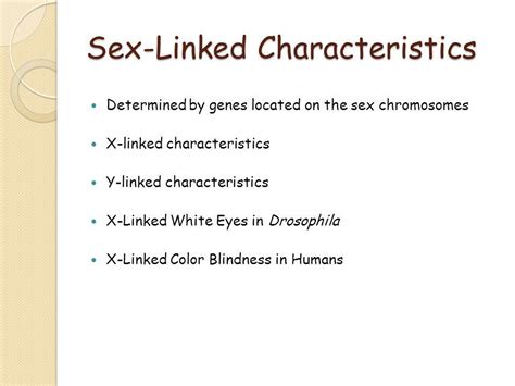 Definition Of Sex Linked