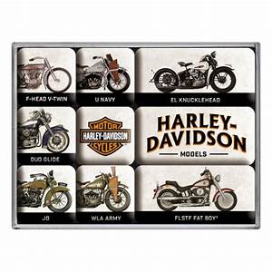 Harley Davidson Model Chart Magnetsett Retronorge No
