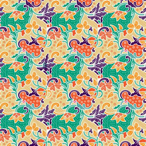 Peranakan Pattern Batik Style Singapore Background Background Style