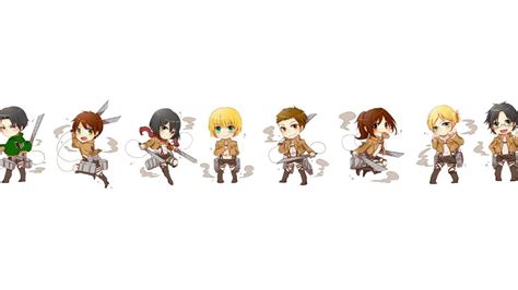 Titans Shingeki No Kyojin Chibi