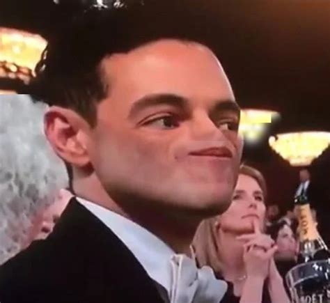 Rami Malek Always Looks Like Hes Trying To Eat Chips As Quietly As