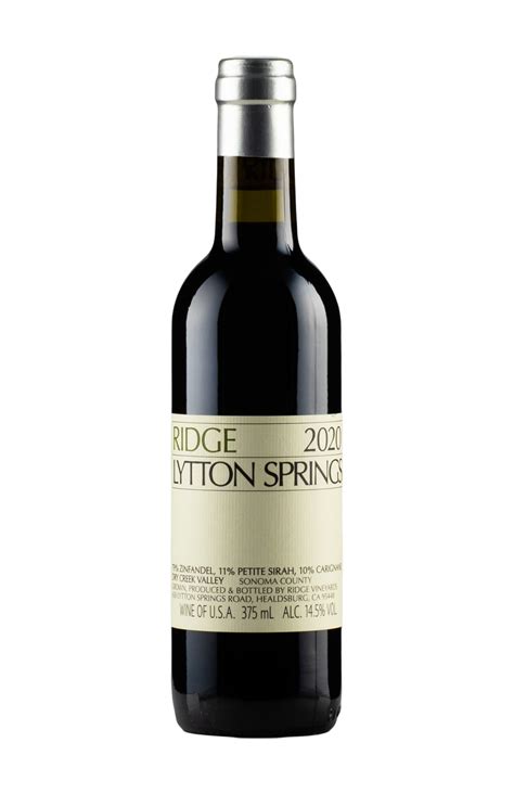 Ridge Lytton Springs Half 2020 Hedonism Wines