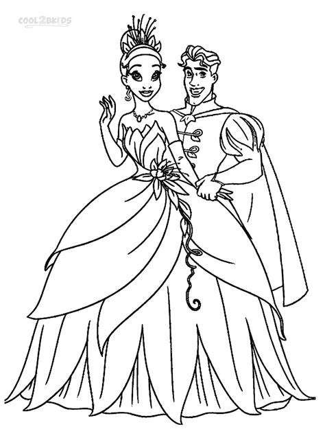 Princess And The Frog Coloring Pages To Download And Print For Free