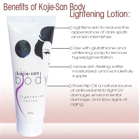 3.6 out of 5 stars 253 ratings. Kojie San Body Lightening Lotion - LARGE 200g Bottle