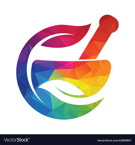 Pharmacy Concept Logo Design Royalty Free Vector Image