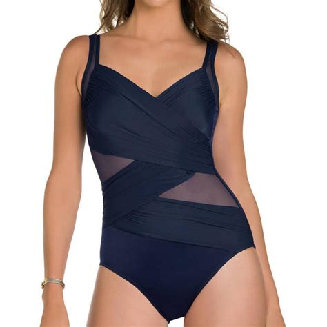 Maillot De Bain Gainant Une Pi Ce Armatures Miraclesuit Madero Midnight