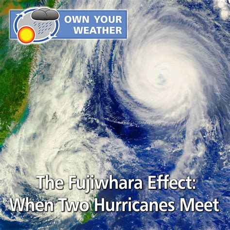 The Fujiwhara Effect When Two Hurricanes Meet Weather Forecast