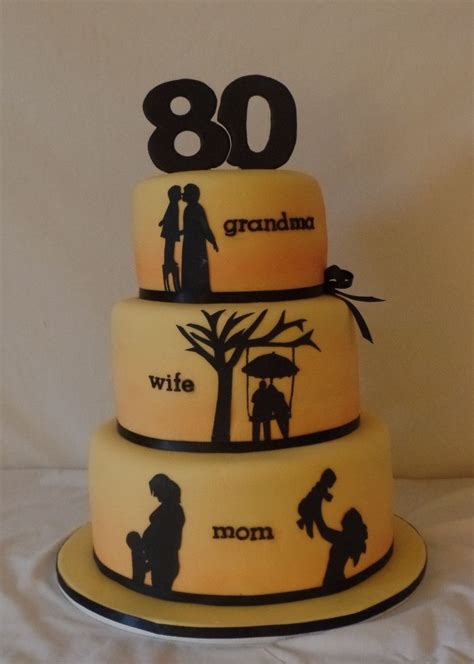 Grand Mother Cake 80th Birthday Cake For Grandma Birthday Sheet Cakes