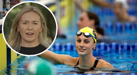 Swimming News Ariarne Titmus Reacts To Summer Mcintosh Breaking