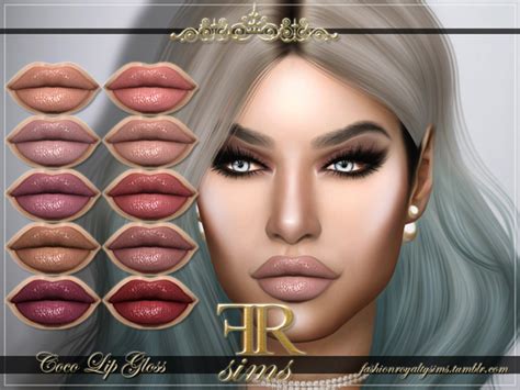 Frs Coco Lip Gloss By Fashionroyaltysims At Tsr Sims 4 Updates