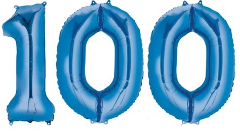 Large Gold 100 Balloon Number Set 40 Inch 100th Birthday Decorations
