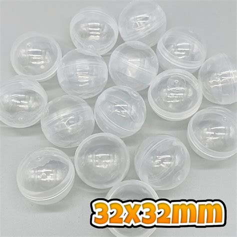 32cm Transparent Plastic Capsule Balls Mini Cheap 32mm Empty Clear