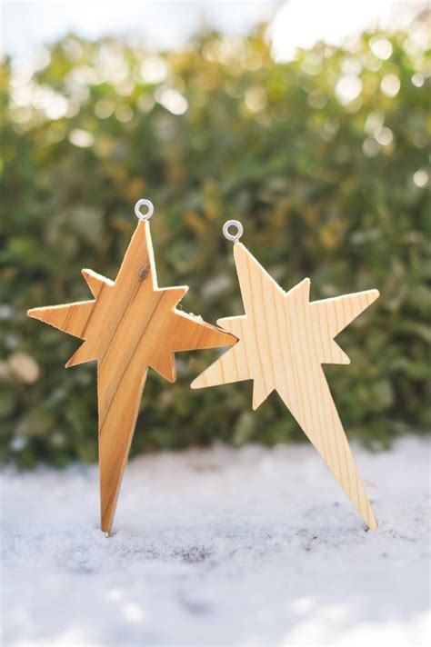 Mini Wooden Bethlehem Star Christmas Ornament Etsy Christmas