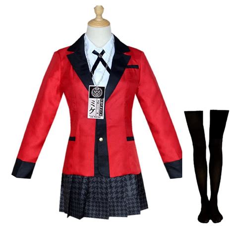 Buy Formemory Kakegurui Cosplay Uniform 6pcs Runa Yomozuki Cosplay With