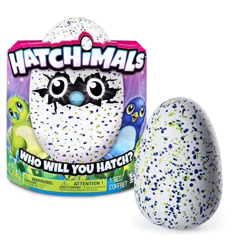Hatchimals Interactive Egg New Draggle Blue Green Spin Master Hatchimal