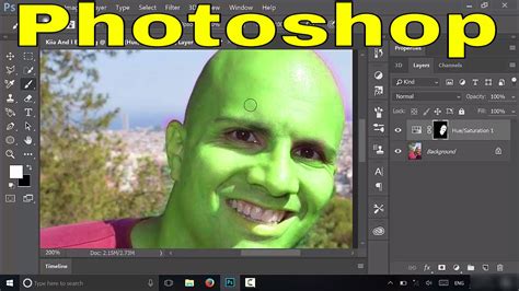 Green Skin In Photoshop Easy Tutorial Youtube