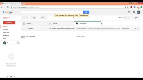 How To Undo A Sent Email In Gmail Youtube