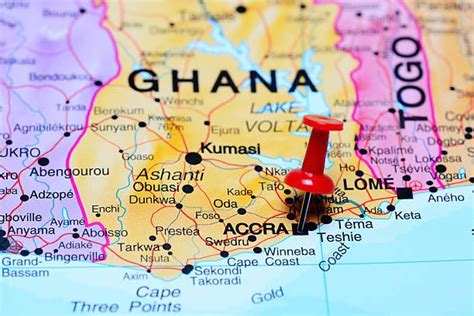 Africa Map Ghana Ghana Launches First Satellite 60 Years After